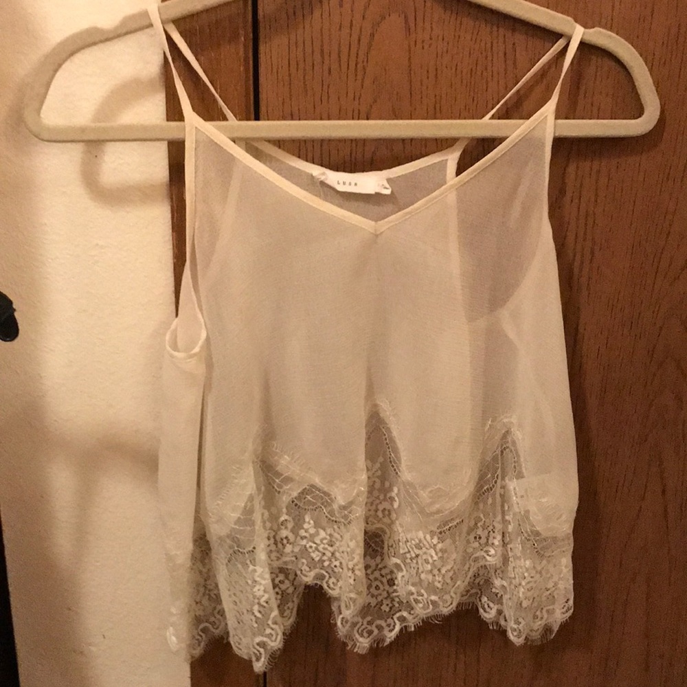 Lush see through tank top